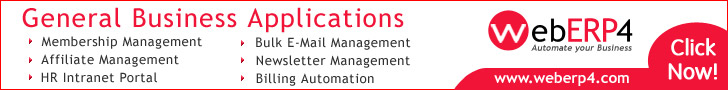 General Business Systems, General Business Software, General Business Application, General Business Modules from WebERP4